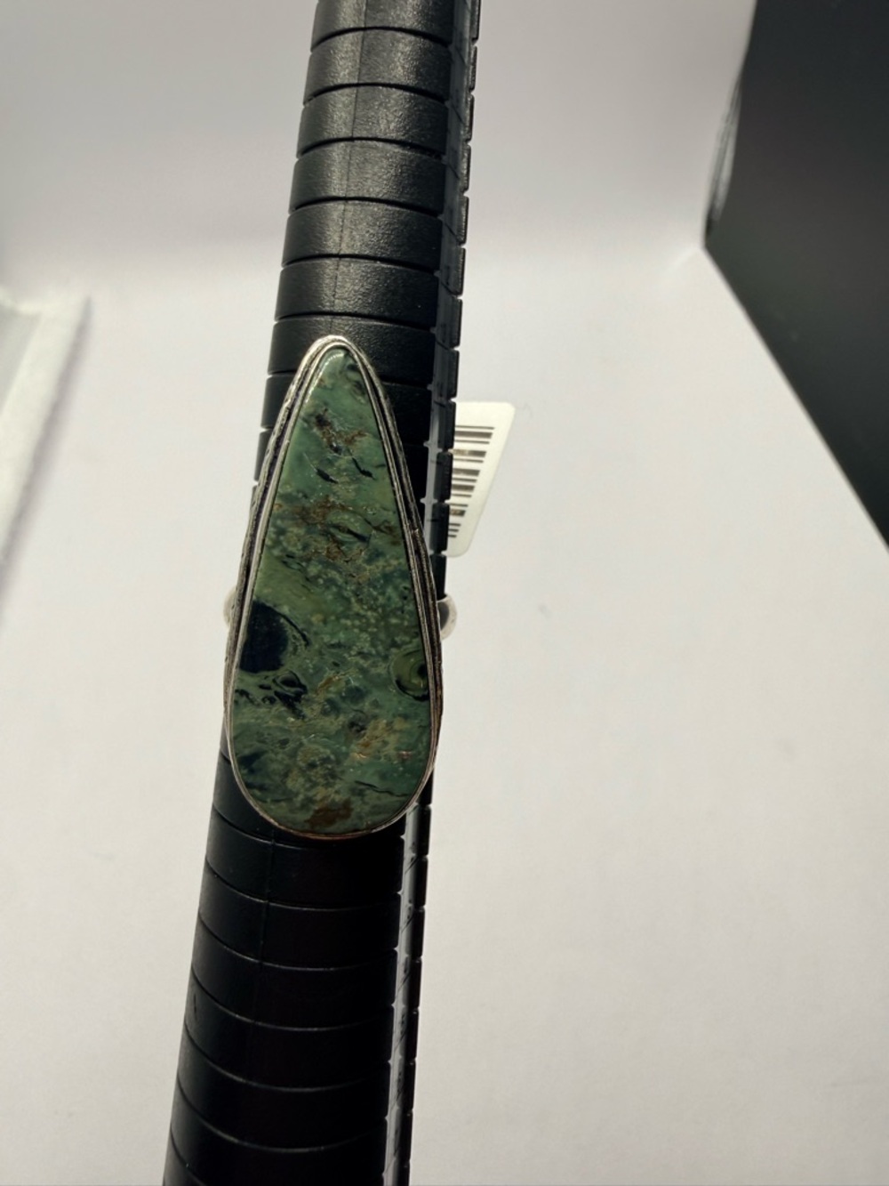 Sterling Silver Kambaba Jasper Ring Size 8 Handmade